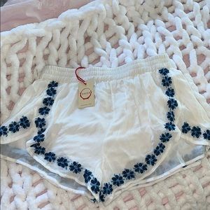 Women’s boho floral shorts